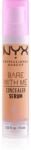 NYX Cosmetics Bare With Me Concealer Serum овлажняващ коректор 2 в 1 цвят 5.7 Light Tan 9, 6ml