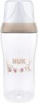 Nuk Шише със силиконов биберон NUK Perfect Match - 360 ml, размер XL, 6м+, Маймуна, бежово (10217001) - ozone