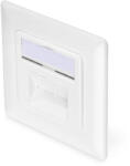 ASSMANN DN-9007-1 csatlakozóaljzat 2 x RJ-45 Fehér (DN-9007-1) - easy-shop