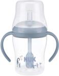 Nuk Бебешко шише NUK Perfect Match - Със силиконова сламка, TC, РР, 150 ml, Пингвин (10215401) - ozone