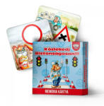 KVÍZ Játékkártya Memória kártyajáték - Közlekedj biztonságosan (01426)