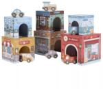 Little Dutch toronyépítő 6 db autóval (LD2525) - okosjatek