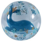 Little Dutch felfújható kék, bálnás 3D strandlabda (LD2012398)