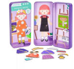 mierEdu Mágneses puzzle játék, divatos ruhák (ME083)