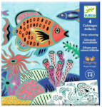 DJECO Kreatív színező gyerekeknek - Arany-metál körvonalakkal (DJ09698)