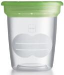  MAM tejtároló pohár 5db - babamarket | MAM Anyatej-tároló pohár (5 db) - Zöld - pindurka | MAM Breastfeeding élelmiszer-tartósító tárolók 5 db | MAM Anyatej-tároló pohár (5 db) - Zöld - babylion