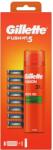 Gillette Tartalék fej Gillette Fusion | Gillette Fusion5 8 db Férfi Borotvabetét + Sensitive Borotvazselé 200 ml