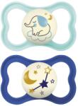 MAM AIR NIGHT cumi 6+ hónapos, szilikon - fiú (2 db-os doboz) - lavonio
