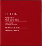  TIRTIR Mask Fit Red Cushion Mini tartós alapozó sminkszivaccsal árnyalat 24W Soft Beige 4.5 g | TIRTIR Mask Fit Red Cushion Mini SPF40 PA++ #24W Soft Beige 4, 5g
