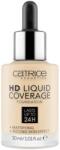  Catrice Folyékony smink HD Liquid Coverage (Foundation) 30 ml 002 Porcelain Beige | Catrice HD Liquid Coverage alapozó árnyalat 002 Porcelain Beige 30 ml