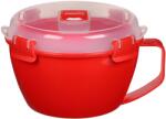 Sistema Microwave Ételtároló Doboz Tésztára És Hasábra 940 Ml, Piros - lavonio