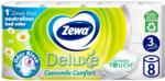 GimiHome Hartie igienica, Zewa Piersica, 3 straturi, 8 role/set (GM33189)