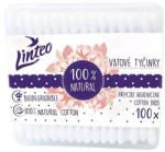 Linteo Papír fültisztító pálcika 100% natural Linteo 100 db dobozban | Linteo Natural fültisztítók doboz 100 db