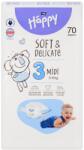 Bella Soft&Delicate Size 3 Midi scutece de unică folosință 5-9 kg 70 buc