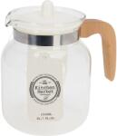 Koopman Teáskanna szűrővel, Koopman, üveg/fa, 12x16 cm, 1, 5 l, átlátszó/barna (KO-C80652410-8720573220125)