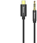 Baseus Yiven M01 USB Type-C to 3.5mm Audio 1.2m kábel (CAM01-01) fekete