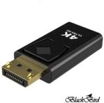 BlackBird BH1258 Displayport 1.2 Male to HDMI Female Átalakító 4K passzív Fekete
