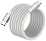 YENKEE YCU MAGNETIC 03 wh USB-C/C 60w adatkábel (37000589) fehér