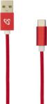 SBOX USB Male -> TYPE-C Male Kábel (USB-TYPEC-15R) piros