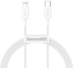 Baseus Superior Series Type-C to iPhone 1m gyorstöltő adatkábel (CATLYS-A02) fehér
