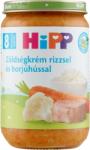  HiPP BIO zöldségkrém rizzsel és borjúhússal 8. hó 220g