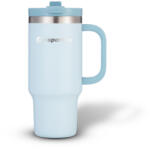 inSPORTline Termosz inSPORTline Natticino 470 ml, kettős zárórendszerrel ellátott csavaros kupak, duplafalú rozsdamentes acélszerkezet, keskeny alsó rész kék (30108-1)