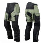 W-TEC Motoros nadrág W-TEC Karmal, kivehető CE protektorok, Air Technology, Visionight fényvisszaverő elemek fekete-olivazöld 6XL (29117-6XL)