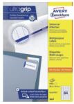 AVERY 3667 QP 48, 5x16, 9mm univerzális 6400db-os fehér etikett (3667) - pcx