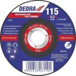 Dedra DEDRÁ F1322 domború acélcsiszoló korong 125x6, 0x22, 2mm (F1322)