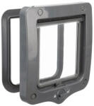 TRIXIE Macskaajtó 2 utas 20x22cm szürke