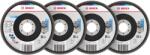Bosch Lamellás csiszolótárcsa készlet X451, 125 × 22, 23 mm, G40; 60; 80; 120, T29, 60 db 2608626160 (2608626160)