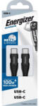 Energizer Töltőkábel USB-C/USB-C, FEKETE, 2, 0m EC541CKBK/3492548232253 (EC541CKBK)