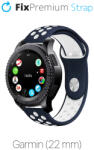 FixPremium - Curea sport din silicon pentru Garmin (22mm), albastru