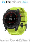 FixPremium - Silicon Curea pentru Garmin (QuickFit 26mm), verde