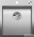 BLANCO CLARON 400-IF/A DURINOX rozsdamentes acél mosogató medence, PushControl lefolyó-távműködtetővel, selyemfényű acél 523392 (523392)