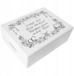 Creative Deco Karácsonyi ajándékdoboz karácsonyi uv nyomtatás 40x30x14 (JANCDSD140CUSTOMXMASFRMINFBM-W)