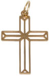 Ékszershop Áttört mintás arany kereszt medál (1329767)