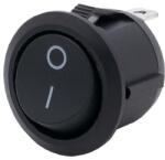 Volteo Kétállású Gombkapcsoló, Kerek, Fekete, Be/ki, 10 Darabos Szett (5908235763118)