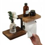 DIKOM Wc-papír Tartó Dikom Fa 2 Db Loft Polc 35X14cm (DIKOM-ŁAZIENKA)