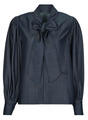 KARL LAGERFELD Blúzok FLUID DENIM BLOUSE Kék EU S