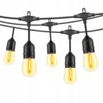 MEVEN Kerti Fényfüzér Lámpalánc 10M 20+2X Vízálló Izzó (5905842532328)