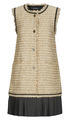 KARL LAGERFELD Rövid ruhák BOUCLE SLEEVELESS DRESS Bézs DE 40