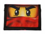 A1 ninjago pénztárca piros tépőzáras anyagból (plline)