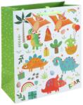 Eurowrap ajándéktasak (26, 5x33x14 cm) dinós (6) (36905-2C)