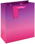 Eurowrap ajándéktasak (21, 5x25x10 cm) pink ombre (6) (37004-3C)