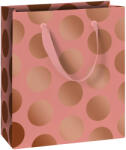 STEWO ajándéktasak (18x8x21 cm) metál rosegold, nagy pöttyös Vanda (6) (2543513227)