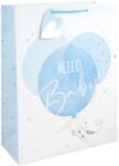 Eurowrap ajándéktasak (33x45, 5x15 cm) Baby, kék (6) (36881-1WC)