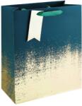 Eurowrap ajándéktasak (26, 5x33x14 cm) zöld, arany ombre (6) (36869-2C)