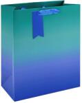 Eurowrap ajándéktasak (26, 5x33x14 cm) kék ombre (6) (37001-2C)