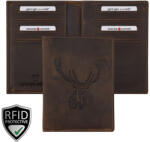 Giorgio Carelli 413630 603 Giorgio Carelli motívumos igazolványtartó szarvas fej - embexy